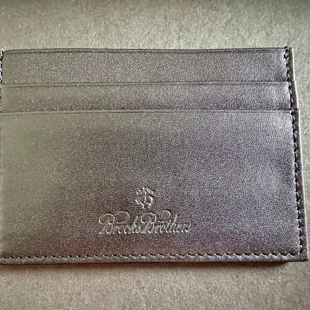 Brooks Brothers Leather Card Case